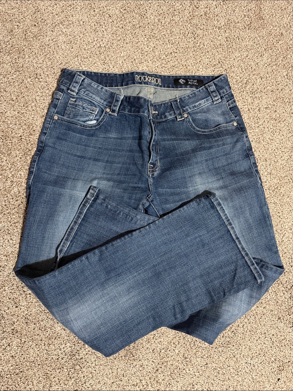 Rock & Roll Cowgirl Women's Blue Bootcut Jeans